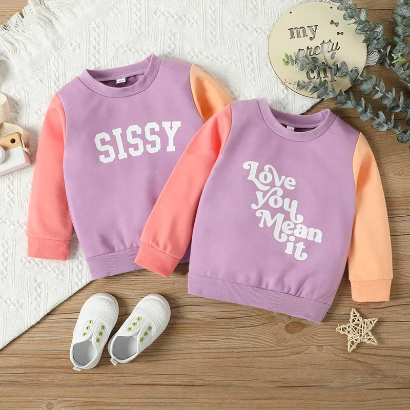 MILANCEL New Autumn Kids Hoodie Children Printed Letters Colorblock Sweatshirt Girls Tops
MILANCEL New Autumn Kids Hoodie Children Printed Letters Colorblock Sweatshirt Girls Tops