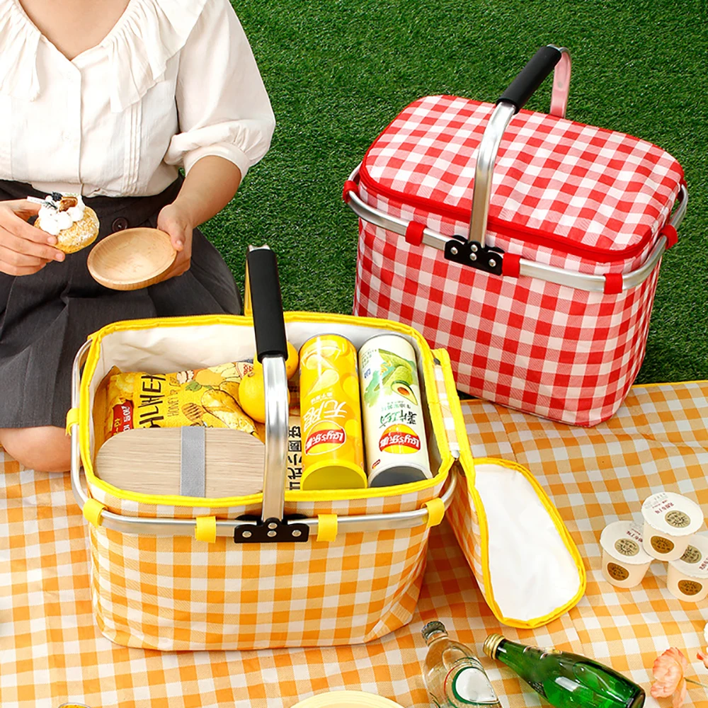 Outdoor Picnic Bag With Thickened Aluminum Film Insulation Portable Foldable Camping Basket Waterproof Oxford Fabric 2023 New
Outdoor Picnic Bag With Thickened Aluminum Film Insulation Portable Foldable Camping Basket Waterproof Oxford Fabric 2023 New