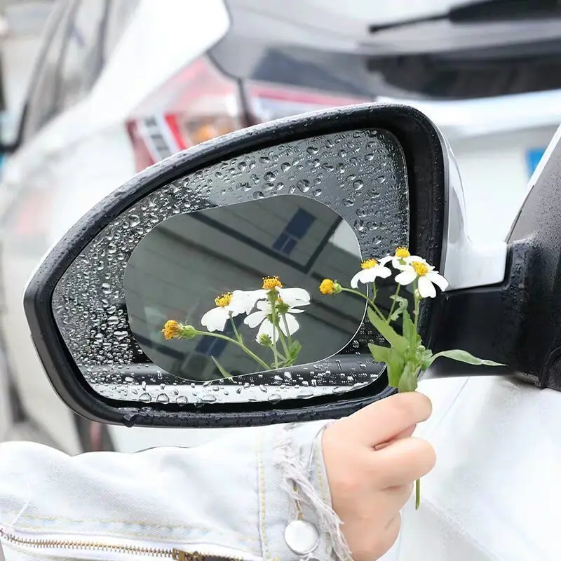 2 Pcs Car Rainproof Clear Film Rearview Mirror Protective Anti Fog Waterproof Film Auto Sticker Accessories 100x150mm
2 Pcs Car Rainproof Clear Film Rearview Mirror Protective Anti Fog Waterproof Film Auto Sticker Accessories 100x150mm