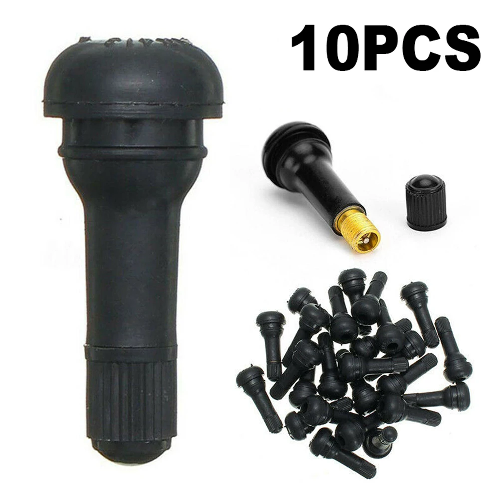 10pcs TR-413 Valve Stems Black Rubber Snap-in Assembly Tubeless Tyre Valves Stems Tools
10pcs TR-413 Valve Stems Black Rubber Snap-in Assembly Tubeless Tyre Valves Stems Tools
