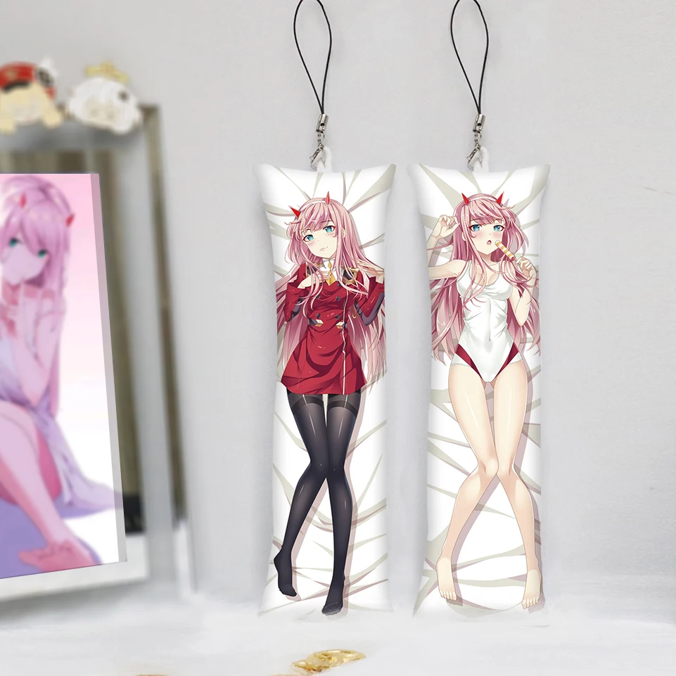 Darling In The Franxx Key Chain Zero Two Ichigo Mini Dakimakura Pendant Cute Small Body Pillow Bag Pendants Game Keychain
Darling In The Franxx Key Chain Zero Two Ichigo Mini Dakimakura Pendant Cute Small Body Pillow Bag Pendants Game Keychain