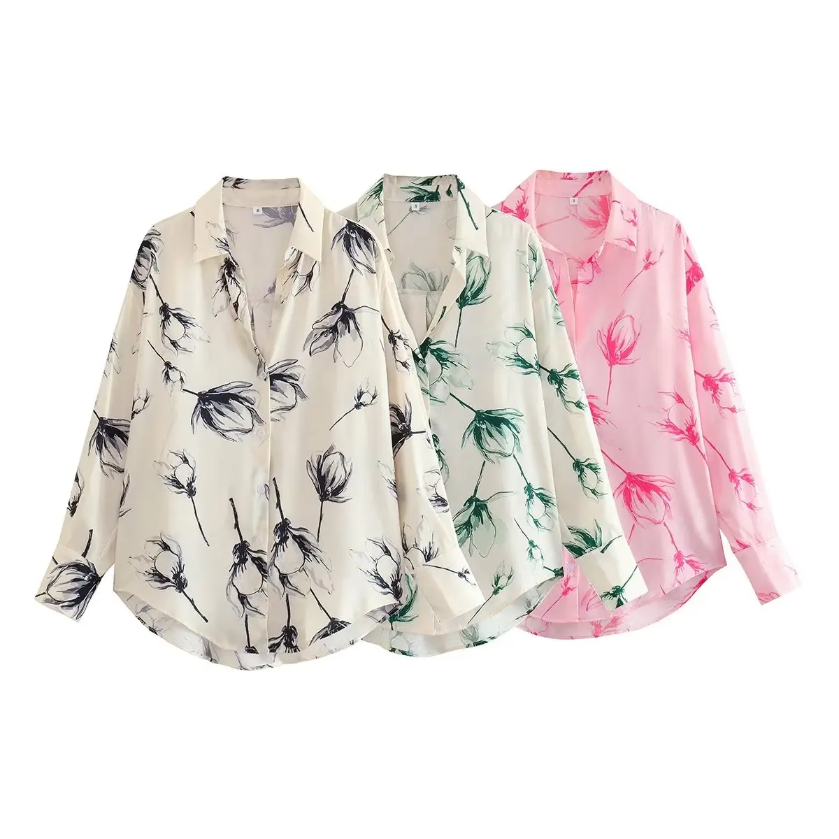 Floral Print Shirt Women Fashion Long Sleeves V-neck Blouse Female Chic Lady Casual Elegant Top 2023 Summer New
Floral Print Shirt Women Fashion Long Sleeves V-neck Blouse Female Chic Lady Casual Elegant Top 2023 Summer New
