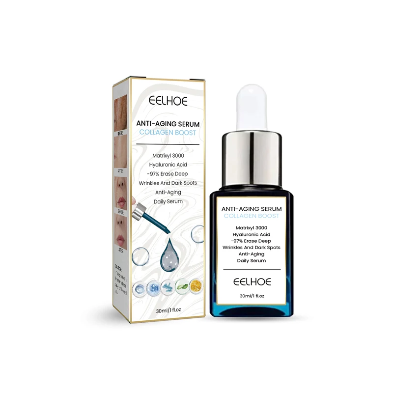 Anti Aging Serum Collagen Boost Reduce Wrinkle Fade Dark Spots Face Essence Mosturizure Tightening Lifting Facial Beauty Care
Anti Aging Serum Collagen Boost Reduce Wrinkle Fade Dark Spots Face Essence Mosturizure Tightening Lifting Facial Beauty Care
