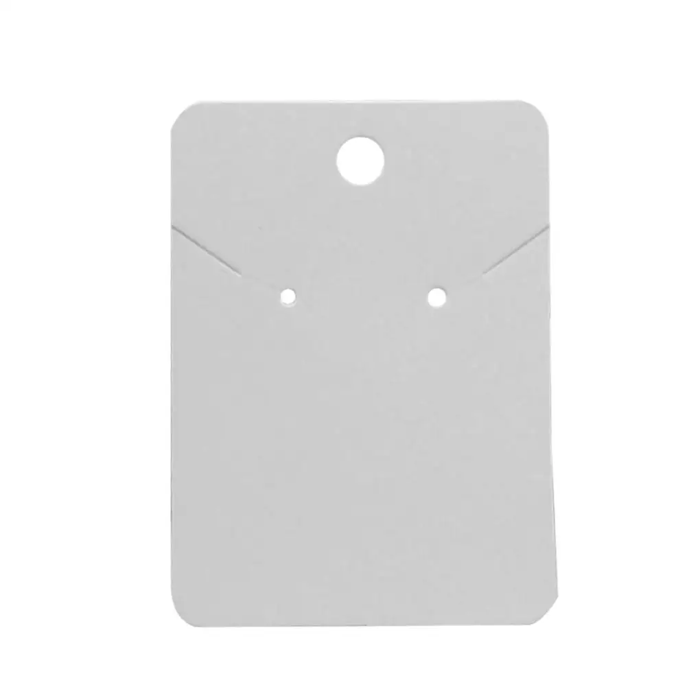 100pcs Display Cards Ear Studs Storage Cards Earrings Necklace Bracelet Jewelry Paperboard
100pcs Display Cards Ear Studs Storage Cards Earrings Necklace Bracelet Jewelry Paperboard