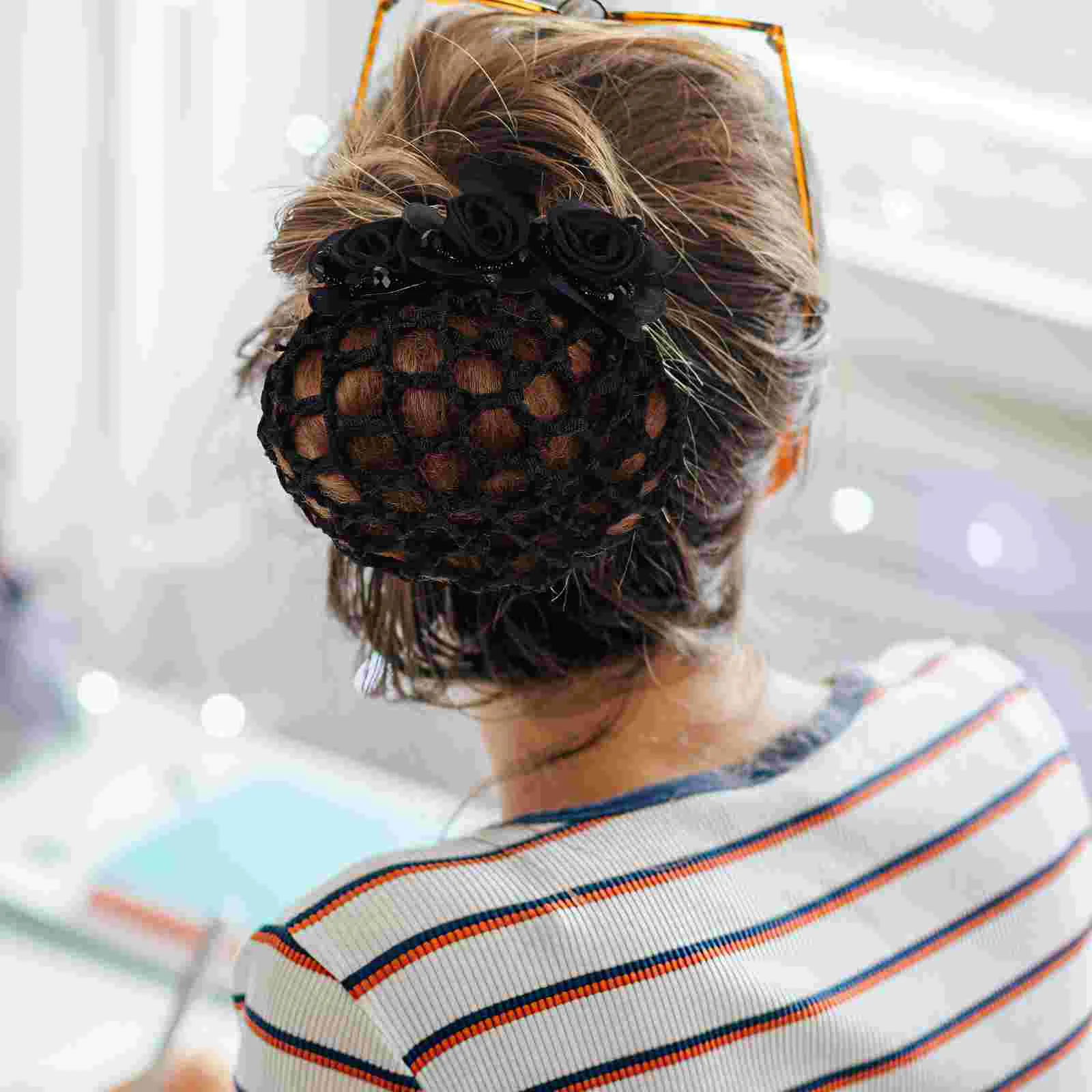 2pcs Women Hair Bun Covers Flower Hair Net Clips Hair Accessories for Stewardess Nurse
2pcs Women Hair Bun Covers Flower Hair Net Clips Hair Accessories for Stewardess Nurse