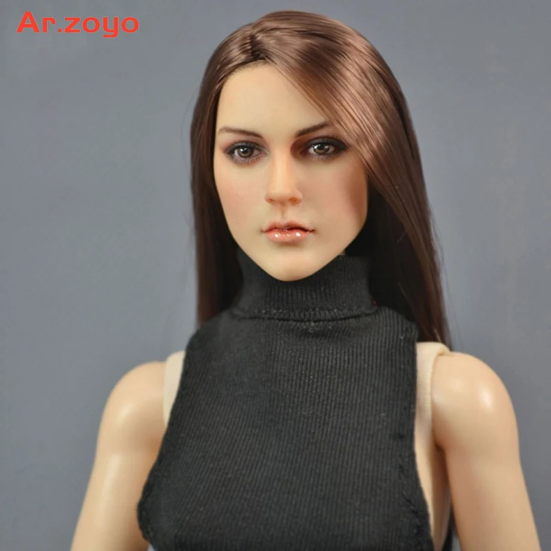 1/6 Scale KIMI TOYS KT005 Female European American Brown Long Hair Girl Head Sculpt Fit 12'' TBLeague Phicen Body Action Figure
1/6 Scale KIMI TOYS KT005 Female European American Brown Long Hair Girl Head Sculpt Fit 12'' TBLeague Phicen Body Action Figure