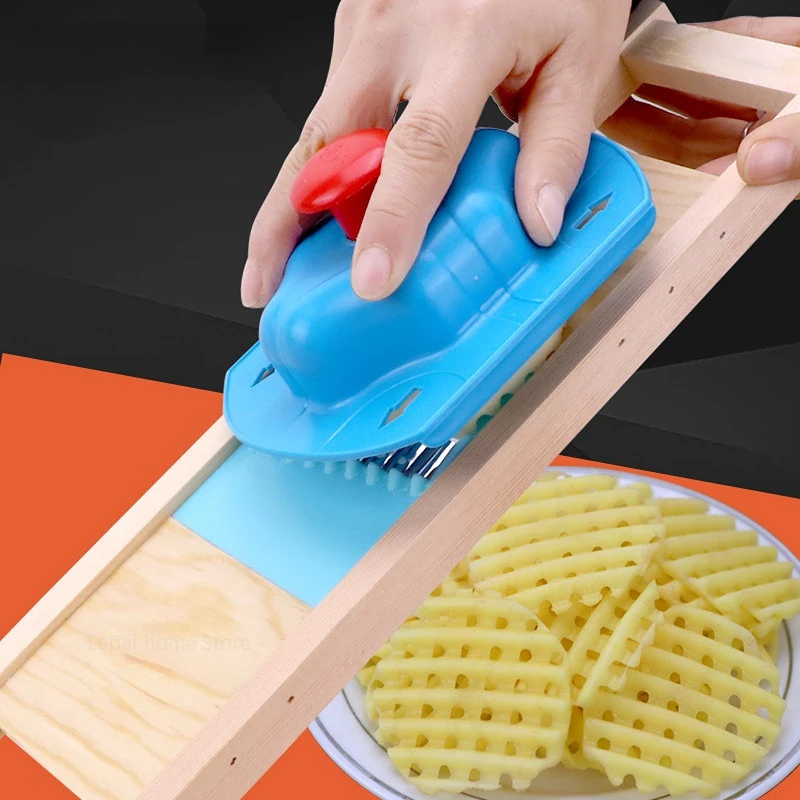 Potato Slicer Cut Potato Grid Artifact Grid Wipe Grid Knife Vegetable Cutter Wave Knife Cut Flower Knife Gadgets Accessories
Potato Slicer Cut Potato Grid Artifact Grid Wipe Grid Knife Vegetable Cutter Wave Knife Cut Flower Knife Gadgets Accessories