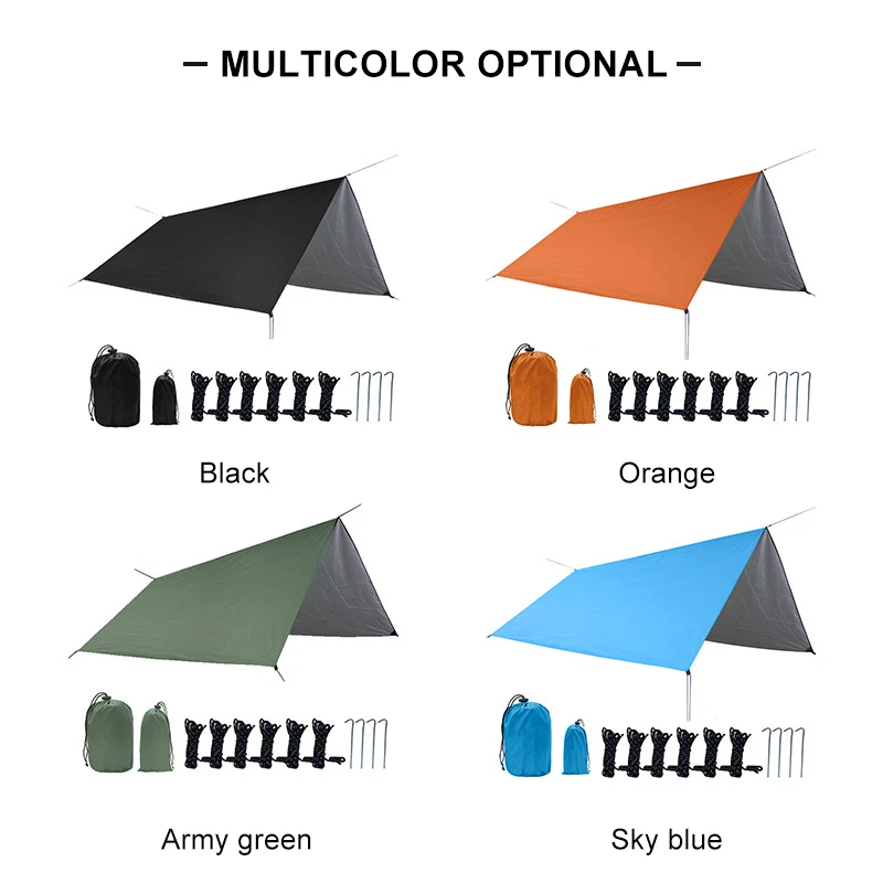 4-6 Person Sun Shade Tent Sun Shelter Hammock and Tarp Awning Ultralight Waterproof Cotton Portable Picnic Camping Equipments
4-6 Person Sun Shade Tent Sun Shelter Hammock and Tarp Awning Ultralight Waterproof Cotton Portable Picnic Camping Equipments