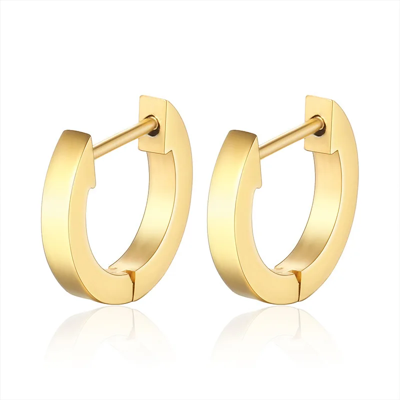 Small Hoop Stainless Steel Circle Round Huggie Hoop Earrings for Women Men Earring Ear Bone Buckle
Small Hoop Stainless Steel Circle Round Huggie Hoop Earrings for Women Men Earring Ear Bone Buckle