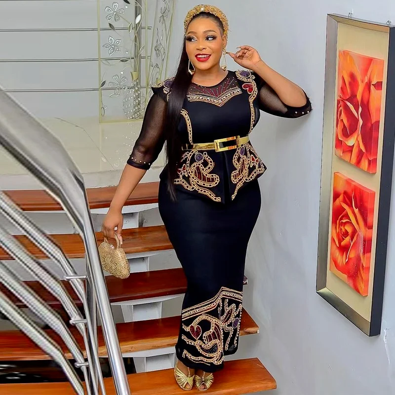 African Dresses for Women Plus Size Africa Clothes Dashiki Ankara Sequin Outfit Gown Kaftan Muslim Wedding Party Long Maxi Dress
African Dresses for Women Plus Size Africa Clothes Dashiki Ankara Sequin Outfit Gown Kaftan Muslim Wedding Party Long Maxi Dress