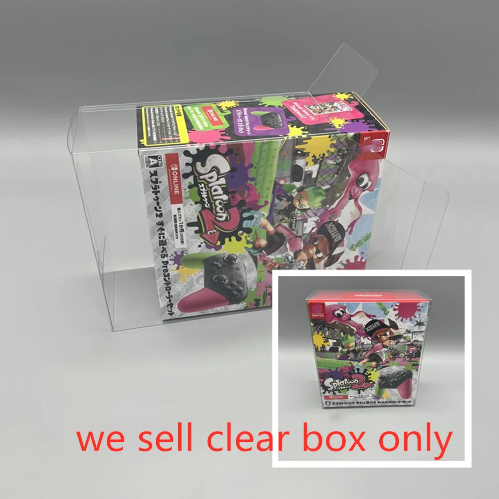PET Box Protector For Splatoon 2 Handle Transparent Collect Boxes For NS Switch Game Shell Clear Display Case
PET Box Protector For Splatoon 2 Handle Transparent Collect Boxes For NS Switch Game Shell Clear Display Case