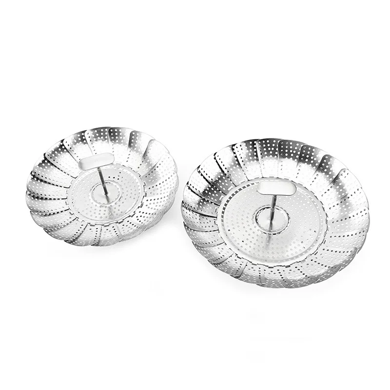 1pcs 9/11 Inch Stainless Steel Steamer Retractable Multifunctional Compote Drawer Retractable Folding Steamer Kitchen Cooker
1pcs 9/11 Inch Stainless Steel Steamer Retractable Multifunctional Compote Drawer Retractable Folding Steamer Kitchen Cooker