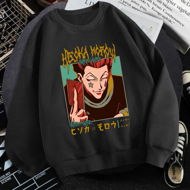 Hunter X Hunter Hoodie Anime Hoodies Autumn Winter Sweatshirts Long Sleeve Pullover Sportwear Hisoka Hxh Manga Hoodie Streetwear
Hunter X Hunter Hoodie Anime Hoodies Autumn Winter Sweatshirts Long Sleeve Pullover Sportwear Hisoka Hxh Manga Hoodie Streetwear