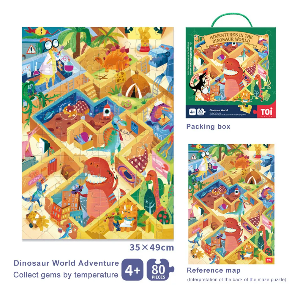 TOI Children Montessori Paper Maze Puzzles Kids Cartoon Learning Educational Interactive Toys TK127/TK128
TOI Children Montessori Paper Maze Puzzles Kids Cartoon Learning Educational Interactive Toys TK127/TK128