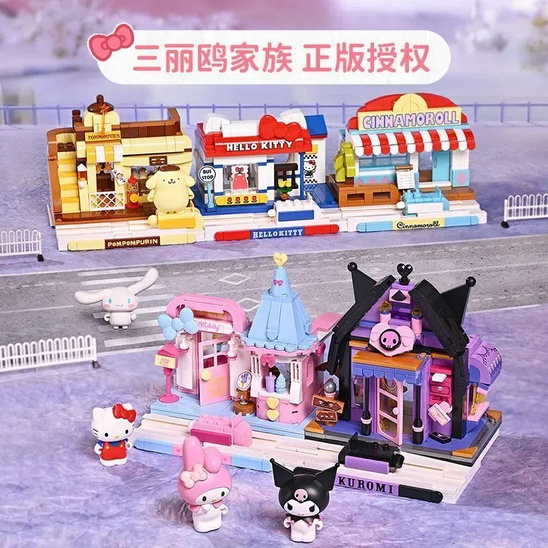 2023 оригинальный аниме Kuromi Cinnamoroll Mymelody Hello Model, строительные блоки, кирпичи Kitty в сборе, экшн-фотоальбом, подарок
2023 оригинальный аниме Kuromi Cinnamoroll Mymelody Hello Model, строительные блоки, кирпичи Kitty в сборе, экшн-фотоальбом, подарок