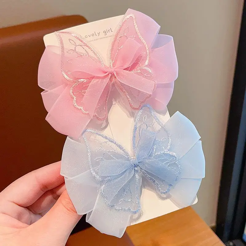 Wholesale 30pcs Children's Mesh Hairpin Girls Embroidered Bow Headwear Sweet Princess Style Hairpin Girls' Hair Accessories
Wholesale 30pcs Children's Mesh Hairpin Girls Embroidered Bow Headwear Sweet Princess Style Hairpin Girls' Hair Accessories