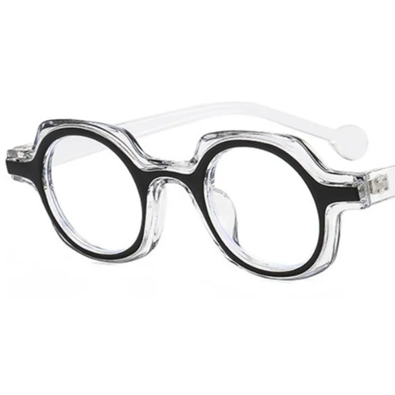 Fashion Anti-Blue Light Eyeglasses Unisex Retro Eyewear Round Spectacles Wide-Brimmed Frame Clear Lens Glasses
Fashion Anti-Blue Light Eyeglasses Unisex Retro Eyewear Round Spectacles Wide-Brimmed Frame Clear Lens Glasses