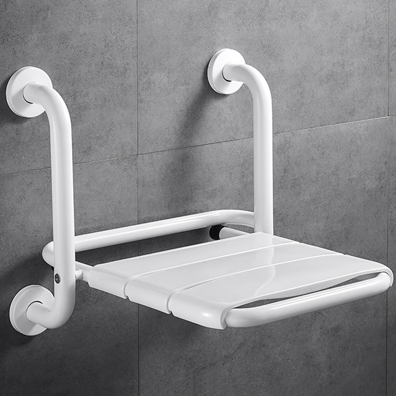 Wall Mounted Shower Chair Folding White Bathroom Toilet Metal Stool Shower Chair Elderly Cadeiras De Banho Home Improvement
Wall Mounted Shower Chair Folding White Bathroom Toilet Metal Stool Shower Chair Elderly Cadeiras De Banho Home Improvement