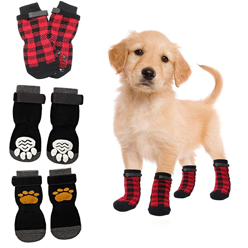 Pet Socks Small Dog Shoes Anti Slip Foot Cover Slipper Cat Grip Socks With Straps Traction Indoor Floor Protector Puppy Accessor
Pet Socks Small Dog Shoes Anti Slip Foot Cover Slipper Cat Grip Socks With Straps Traction Indoor Floor Protector Puppy Accessor