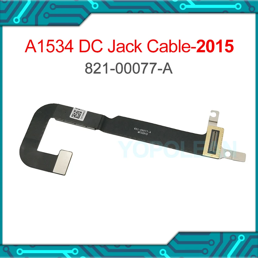 Новый разъем питания ввода-вывода USB-C DC-IN плата гибкий кабель 821-00077-A для MacBook Retina 12 дюймов A1534 2015 года
Новый разъем питания ввода-вывода USB-C DC-IN плата гибкий кабель 821-00077-A для MacBook Retina 12 дюймов A1534 2015 года