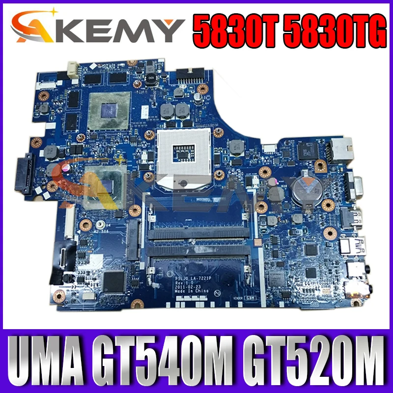 AKEMY LA-7221P Motherboard For ACER 5830 5830T 5830TG Laptop Motherboard Mainboard PGA989 HM65 GT540M DDR3 100% Test
AKEMY LA-7221P Motherboard For ACER 5830 5830T 5830TG Laptop Motherboard Mainboard PGA989 HM65 GT540M DDR3 100% Test