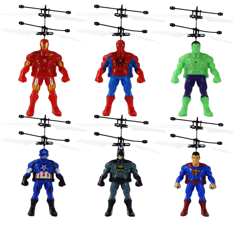 New Disney Marvel Avengers Spiderman Iron Man Creative Kawaii Induction Flying Robot Anime Action Figure Model Kids Fly Toy Gift
New Disney Marvel Avengers Spiderman Iron Man Creative Kawaii Induction Flying Robot Anime Action Figure Model Kids Fly Toy Gift
