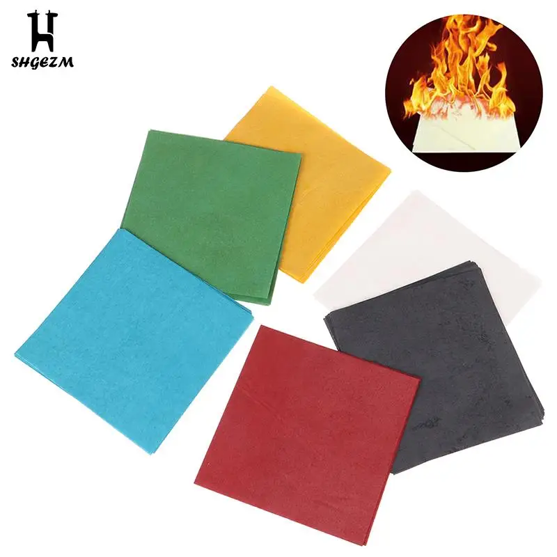 10 шт./компл. 10*10 см магический волшебный Firepaper фокусы сценический реквизит для уличной магии игрушки
10 шт./компл. 10*10 см магический волшебный Firepaper фокусы сценический реквизит для уличной магии игрушки