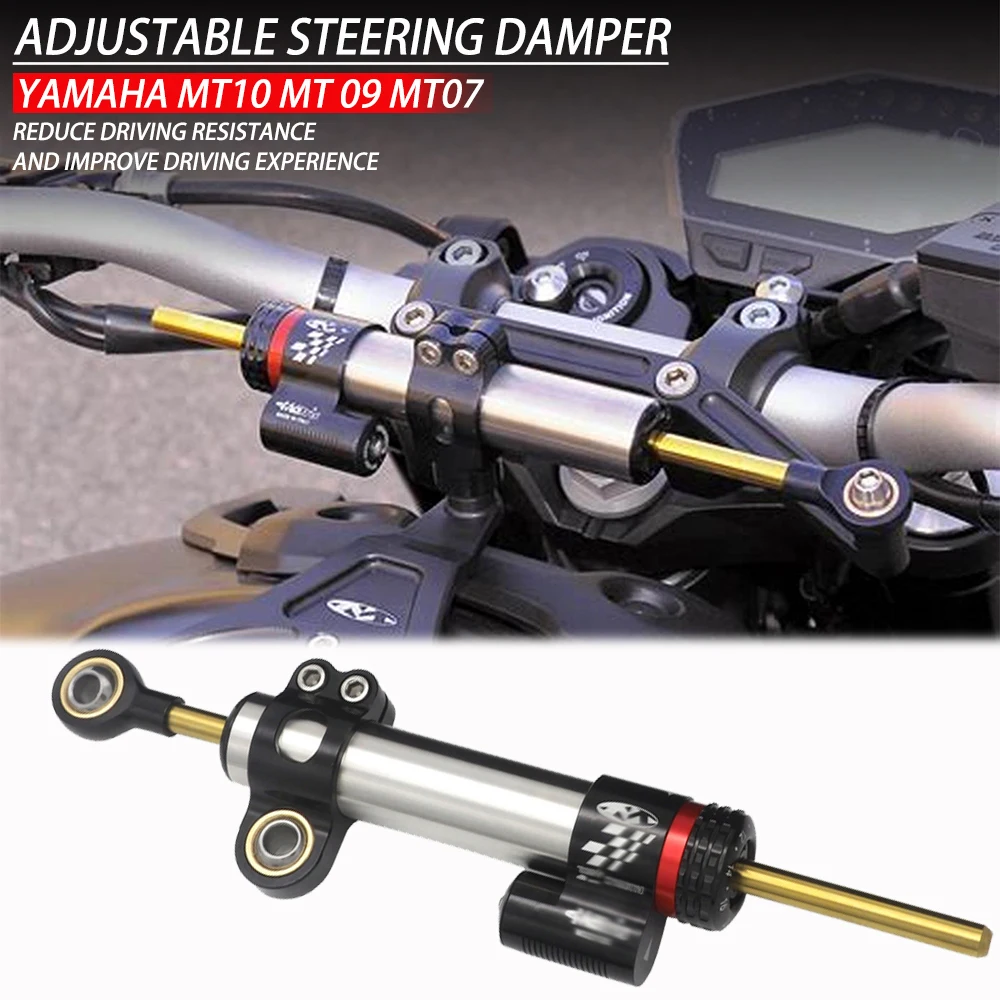 ZX6R YZF R6 CBR650R CB1000R Universal Motorcycle 345mm 255mm Adjustable Steering Damper Stabilizer For Yamaha MT10 MT-07 MT09
ZX6R YZF R6 CBR650R CB1000R Universal Motorcycle 345mm 255mm Adjustable Steering Damper Stabilizer For Yamaha MT10 MT-07 MT09