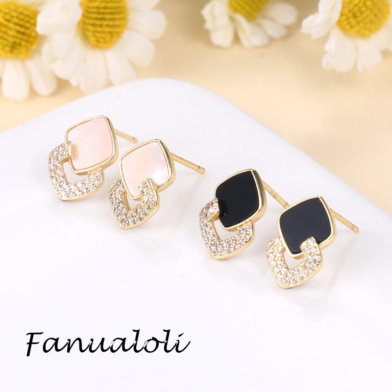 Fanualoli 2022 New Product Fashion Earring Gold Diamonds Earrings For Women Korean Fashion Jewelry For Women Free Shipping
Fanualoli 2022 New Product Fashion Earring Gold Diamonds Earrings For Women Korean Fashion Jewelry For Women Free Shipping