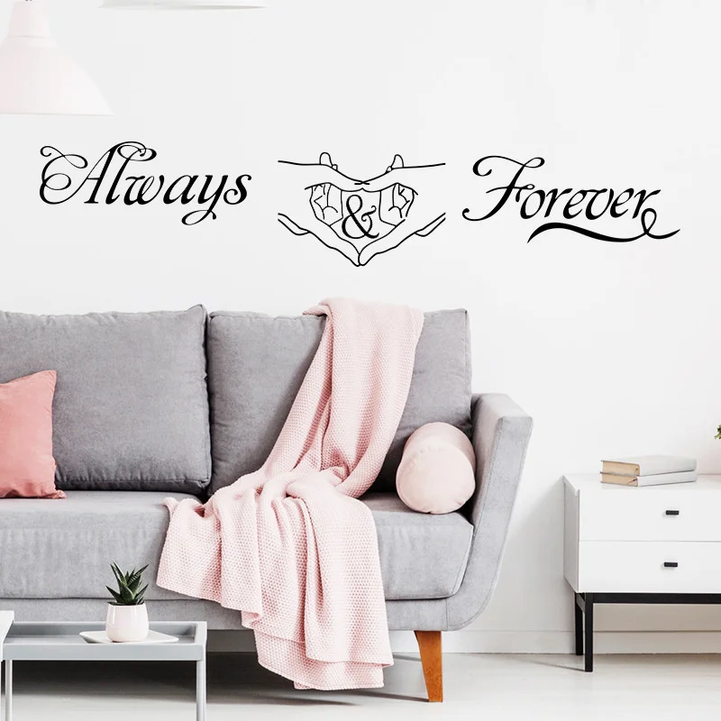 Literary Ins Style English Slogan Always Forever PVC Wall Stickers Simple Bedroom Living Porch Home Decoration Wall Stickers
Literary Ins Style English Slogan Always Forever PVC Wall Stickers Simple Bedroom Living Porch Home Decoration Wall Stickers