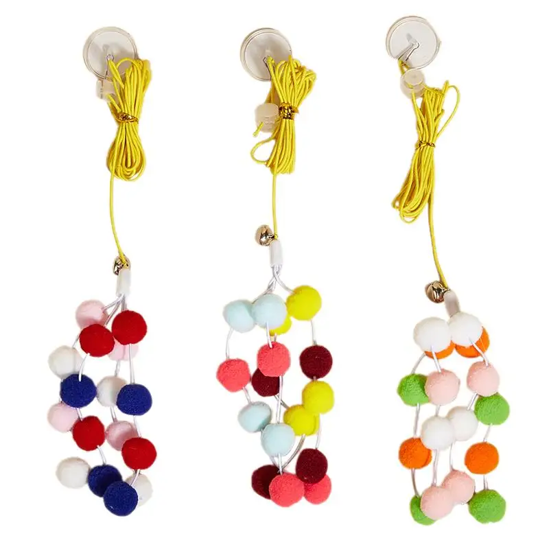 1Pc Cat Toy Wall Hanging Pom Pom Elastic Rope 6.56ft Kitten Teaser Kitten Playing Game Interactive Toy Hanging Door Pet Supplies
1Pc Cat Toy Wall Hanging Pom Pom Elastic Rope 6.56ft Kitten Teaser Kitten Playing Game Interactive Toy Hanging Door Pet Supplies