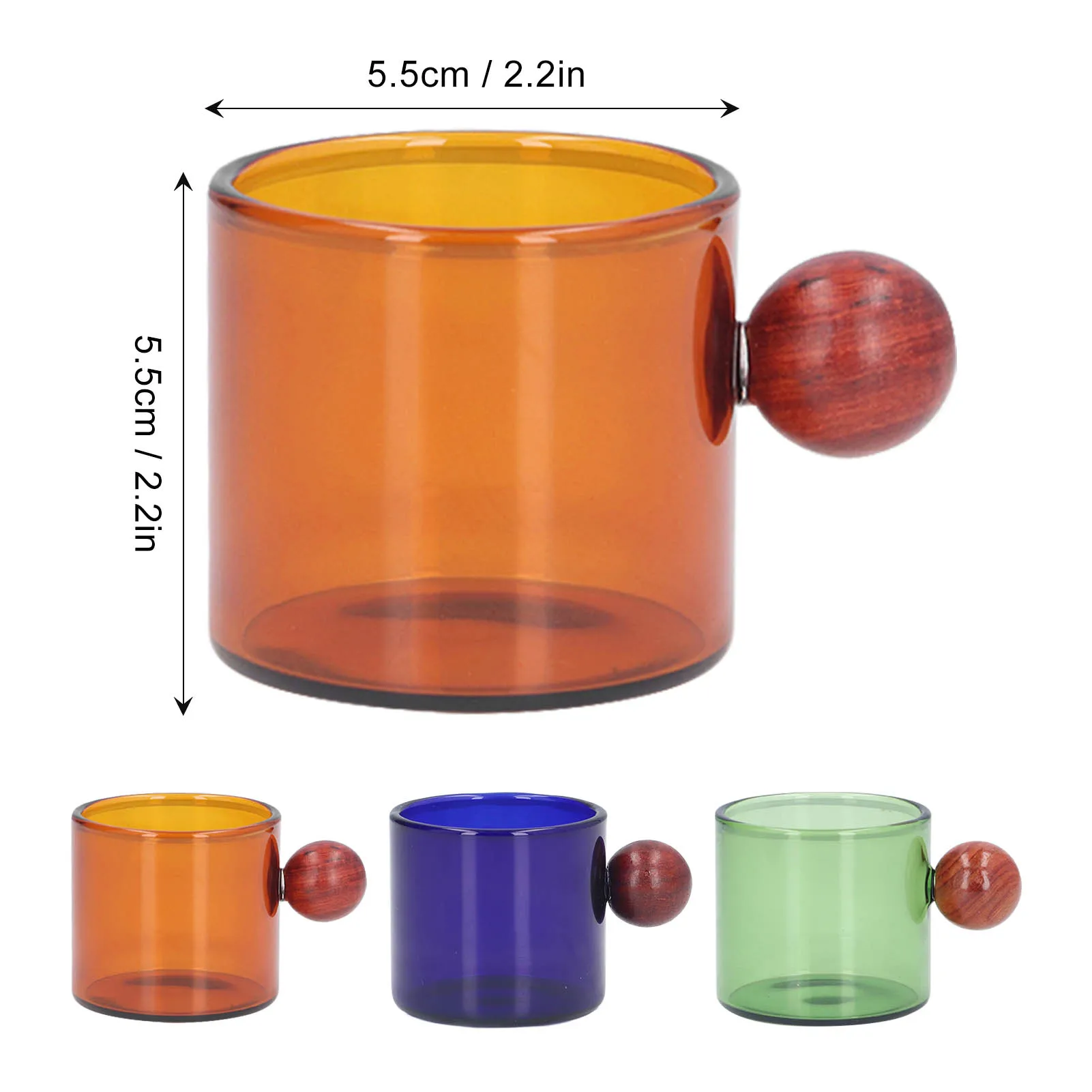 Coffee Cup Multipurpose Heat Resistant Simple and Vintage Style Glass Coffee Mug with Wooden for Coffee Beer Tea
Coffee Cup Multipurpose Heat Resistant Simple and Vintage Style Glass Coffee Mug with Wooden for Coffee Beer Tea