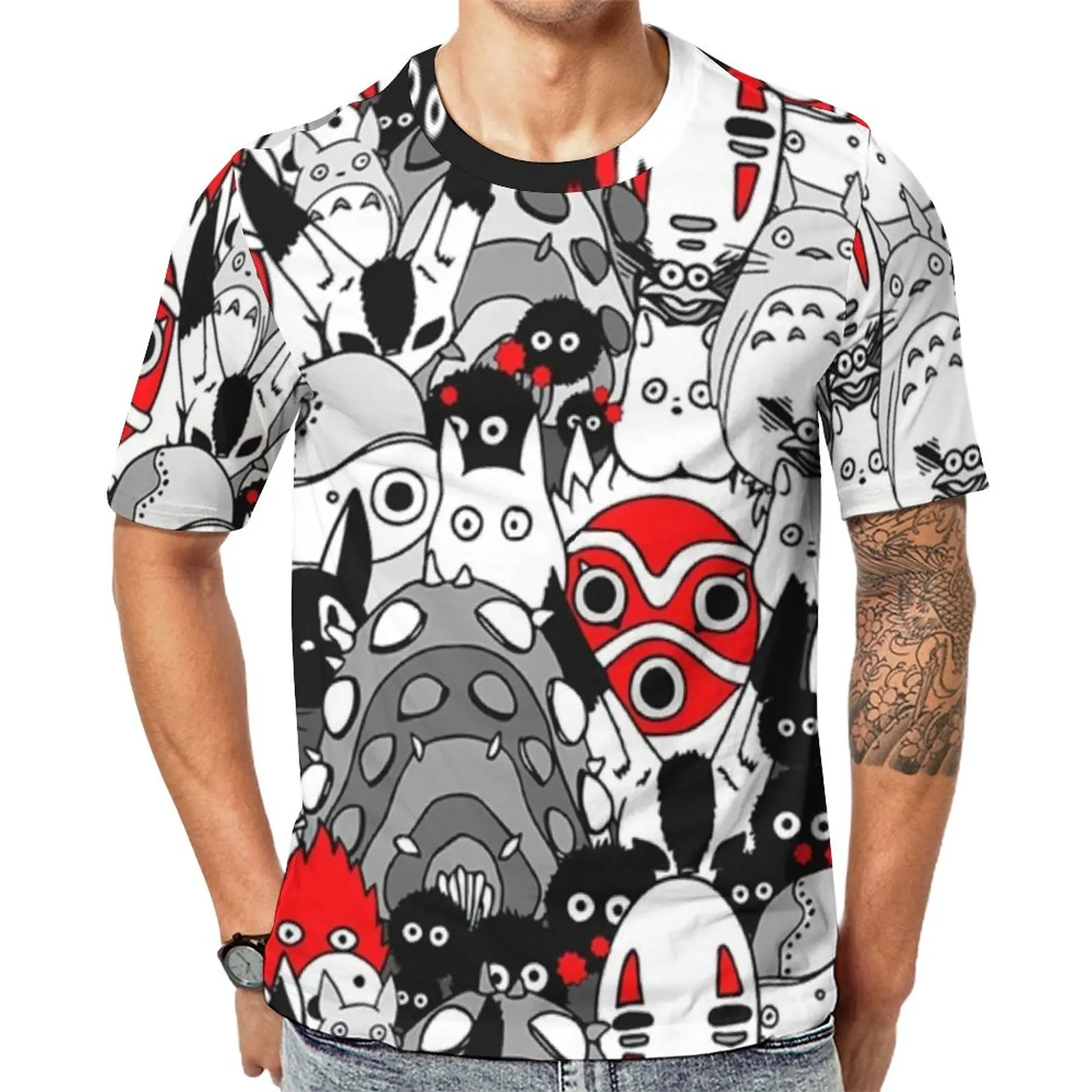 Funny Totoro T Shirt Ghibli Japanese Anime Street Style T-Shirts O-Neck Trendy Tee Shirt Summer Mens Graphic Tees 4XL 5XL 6XL
Funny Totoro T Shirt Ghibli Japanese Anime Street Style T-Shirts O-Neck Trendy Tee Shirt Summer Mens Graphic Tees 4XL 5XL 6XL