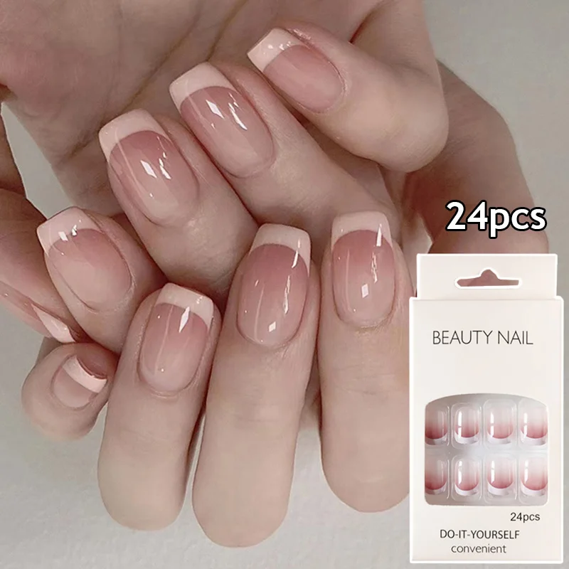 Beige Gradient French Peach French Gradient Girl Manicure Tips Gorgeous and Classy Natural Fake Nails Faded Nails Designed
Beige Gradient French Peach French Gradient Girl Manicure Tips Gorgeous and Classy Natural Fake Nails Faded Nails Designed