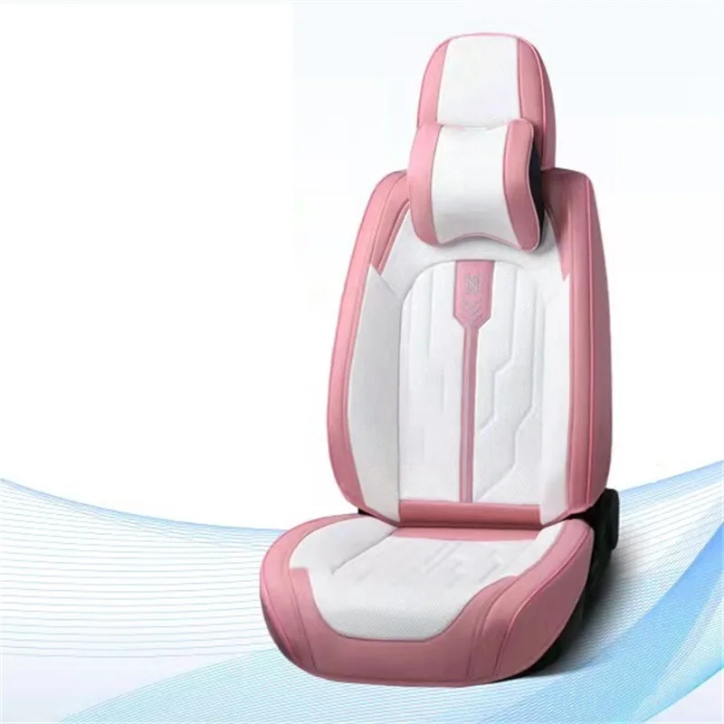 Universal Car Seat Covers Full Covered Durable Leather Seat Cushion for 90% Sedan SUV Pink Set Include Front and Rear Cover
Universal Car Seat Covers Full Covered Durable Leather Seat Cushion for 90% Sedan SUV Pink Set Include Front and Rear Cover