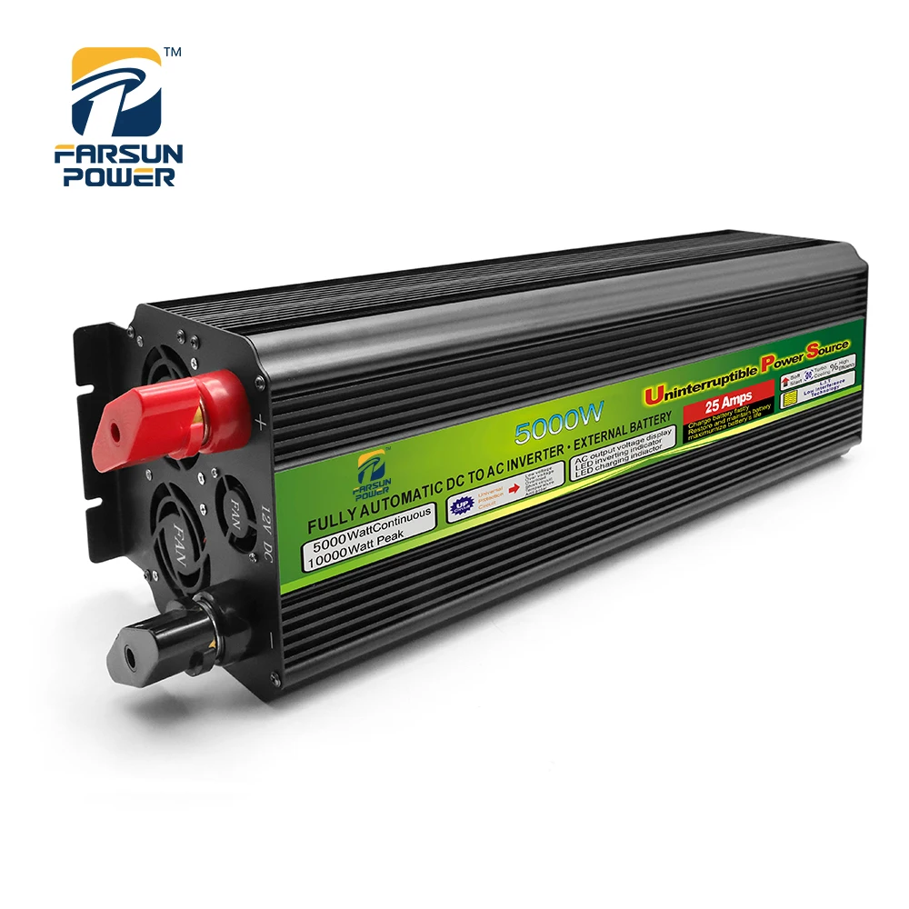 Actual Power 3000W/5000W UPS Modified Sine Wave Inverter DC12V/24V To AC 220V Universal Output Socket Solar Inverter
Actual Power 3000W/5000W UPS Modified Sine Wave Inverter DC12V/24V To AC 220V Universal Output Socket Solar Inverter