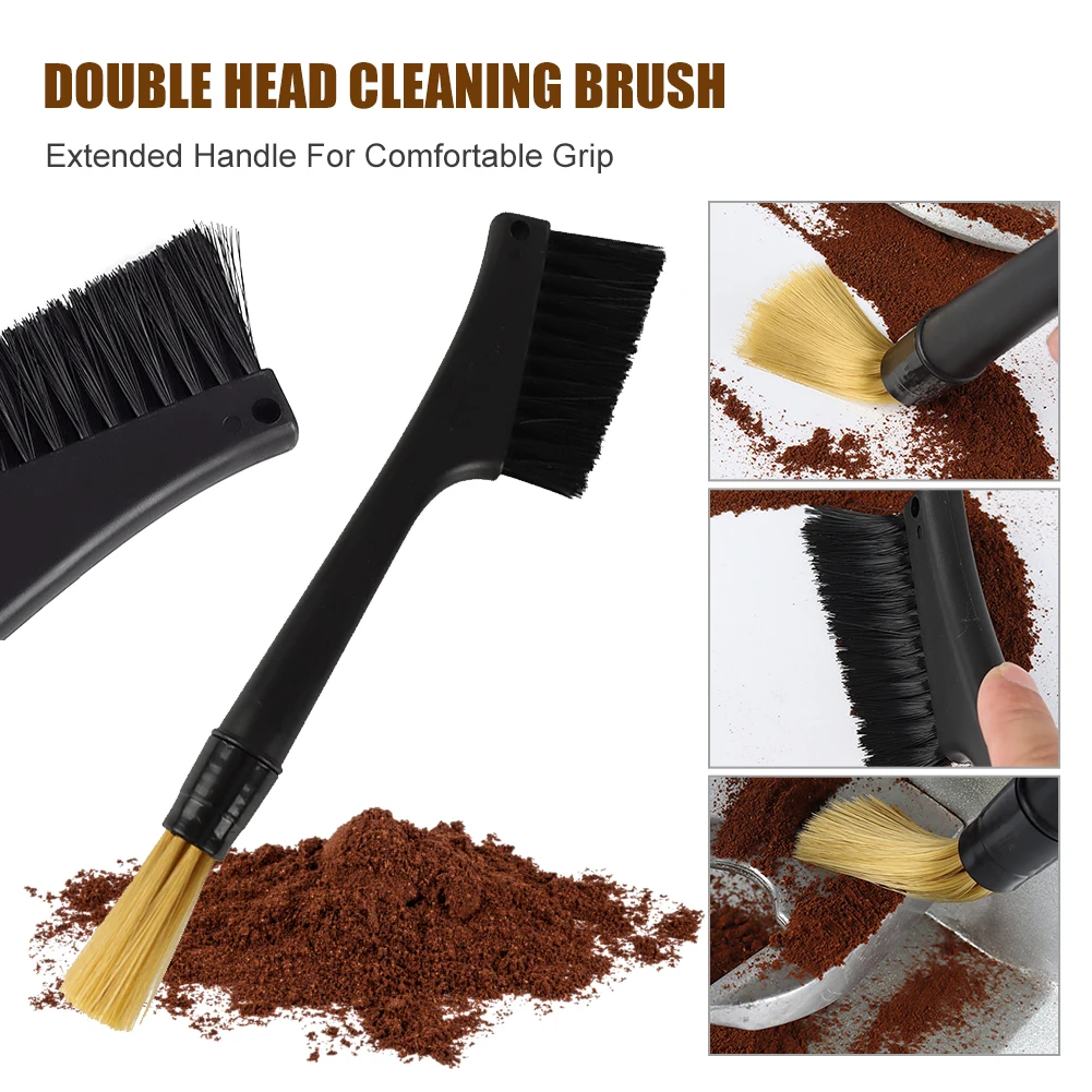 Removable Coffee Powder Brush Double Head Coffee Brush Espresso Coffee Grinder Machine Clean Brush Matcha Keyboard Dusting Tool
Removable Coffee Powder Brush Double Head Coffee Brush Espresso Coffee Grinder Machine Clean Brush Matcha Keyboard Dusting Tool