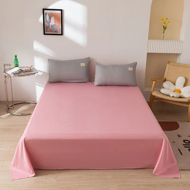 Home Textile 1pcs Solid Color Bed Sheet Pink Bed Cover Summer bed Boy Kid Teen Girling Queen Yellow Gray No Pillowcase
Home Textile 1pcs Solid Color Bed Sheet Pink Bed Cover Summer bed Boy Kid Teen Girling Queen Yellow Gray No Pillowcase