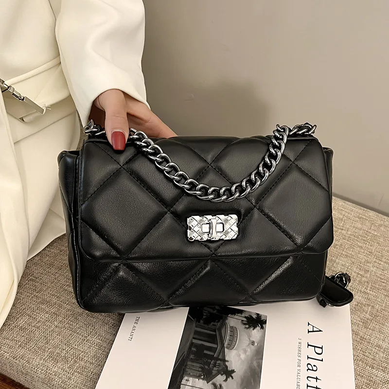 Casual Pu Leather Women Chain Handbags Small Shoulder Bags High Quality Ladies Crossbody Bags for Women Designer Messenger Bag
Casual Pu Leather Women Chain Handbags Small Shoulder Bags High Quality Ladies Crossbody Bags for Women Designer Messenger Bag