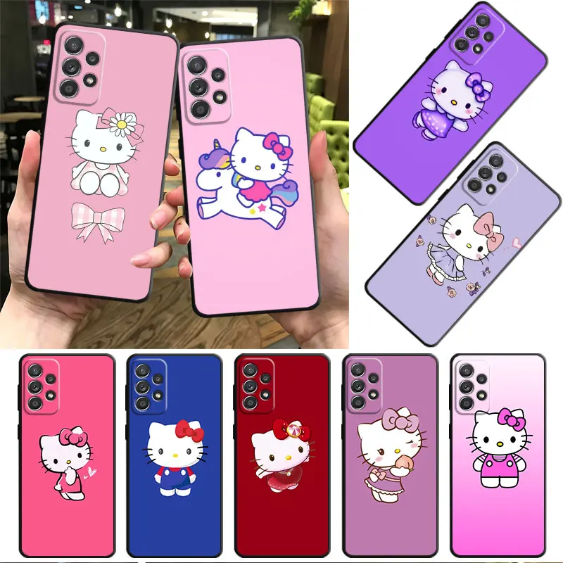 Case For Samsung Galaxy A73 A53 A71 A51 A41 A31 A33 A22 A12 A21s A13 A32 A52s A72 A52 A23 Hello Kitty Pink Bow Rainbow Horse
Case For Samsung Galaxy A73 A53 A71 A51 A41 A31 A33 A22 A12 A21s A13 A32 A52s A72 A52 A23 Hello Kitty Pink Bow Rainbow Horse