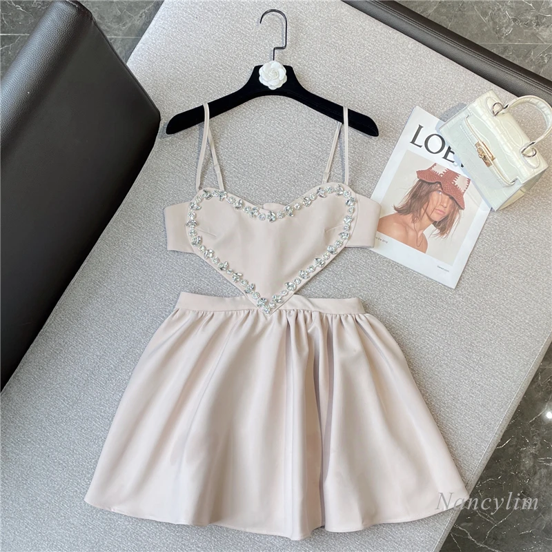 2022 Spring Dress Woman New Western Style Sexy Midriff Outfit Rhinestone Edge Strap Dresses Strapless Vestidos Ladies
2022 Spring Dress Woman New Western Style Sexy Midriff Outfit Rhinestone Edge Strap Dresses Strapless Vestidos Ladies