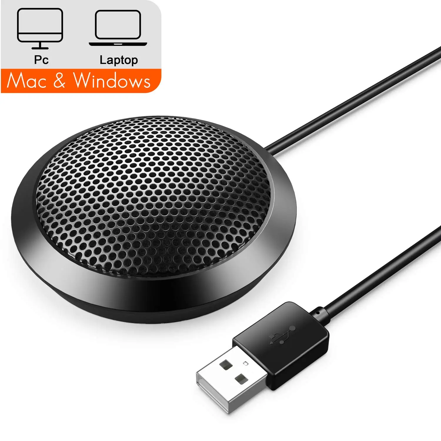 Конференц-микрофон, портативный компьютерный USB-микрофон, 360-градусный всенаправленный стерео-микрофон для компьютера/настольного компьют...
Конференц-микрофон, портативный компьютерный USB-микрофон, 360-градусный всенаправленный стерео-микрофон для компьютера/настольного компьют...