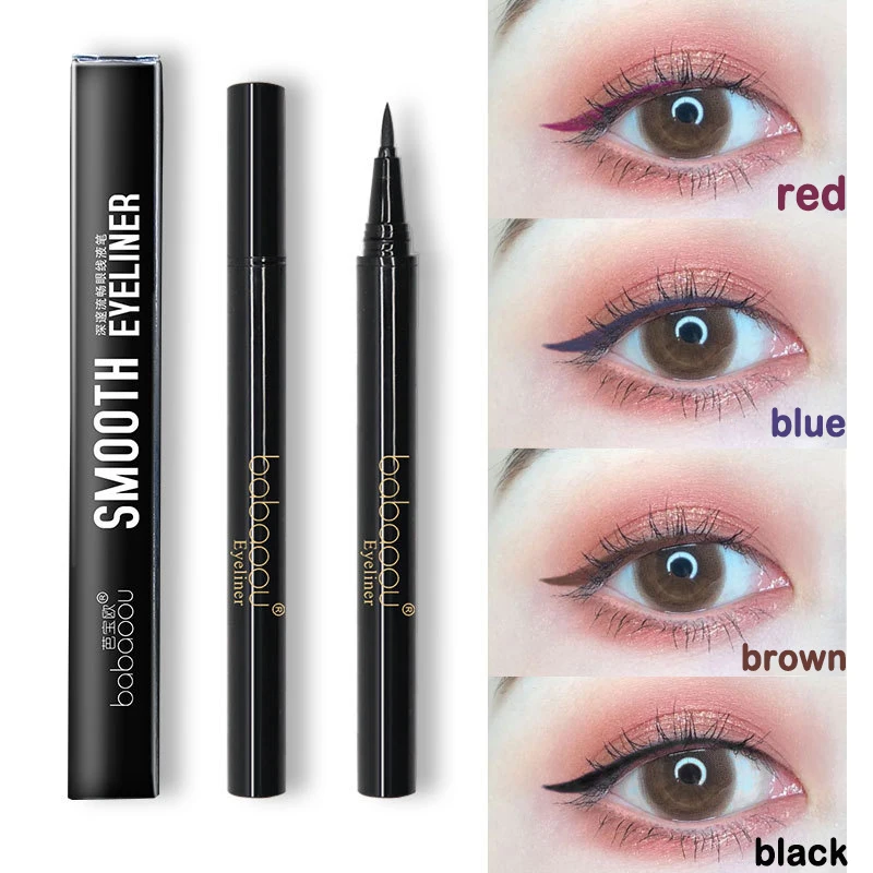 Eyeliner Pen Thin Head Color Eyeliner Liquid Pen Is Smooth and Not Easy To Smudge Seal Eyeliner Gel Pen Cosmetic Wholesale 
Eyeliner Pen Thin Head Color Eyeliner Liquid Pen Is Smooth and Not Easy To Smudge Seal Eyeliner Gel Pen Cosmetic Wholesale