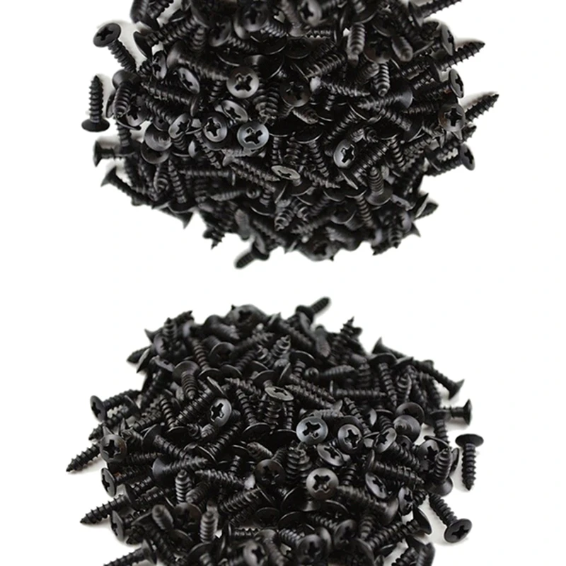 200Pcs Black Guitar Pickguard Screws For Fender Strat/Tele Electric Guitar Bass
200Pcs Black Guitar Pickguard Screws For Fender Strat/Tele Electric Guitar Bass