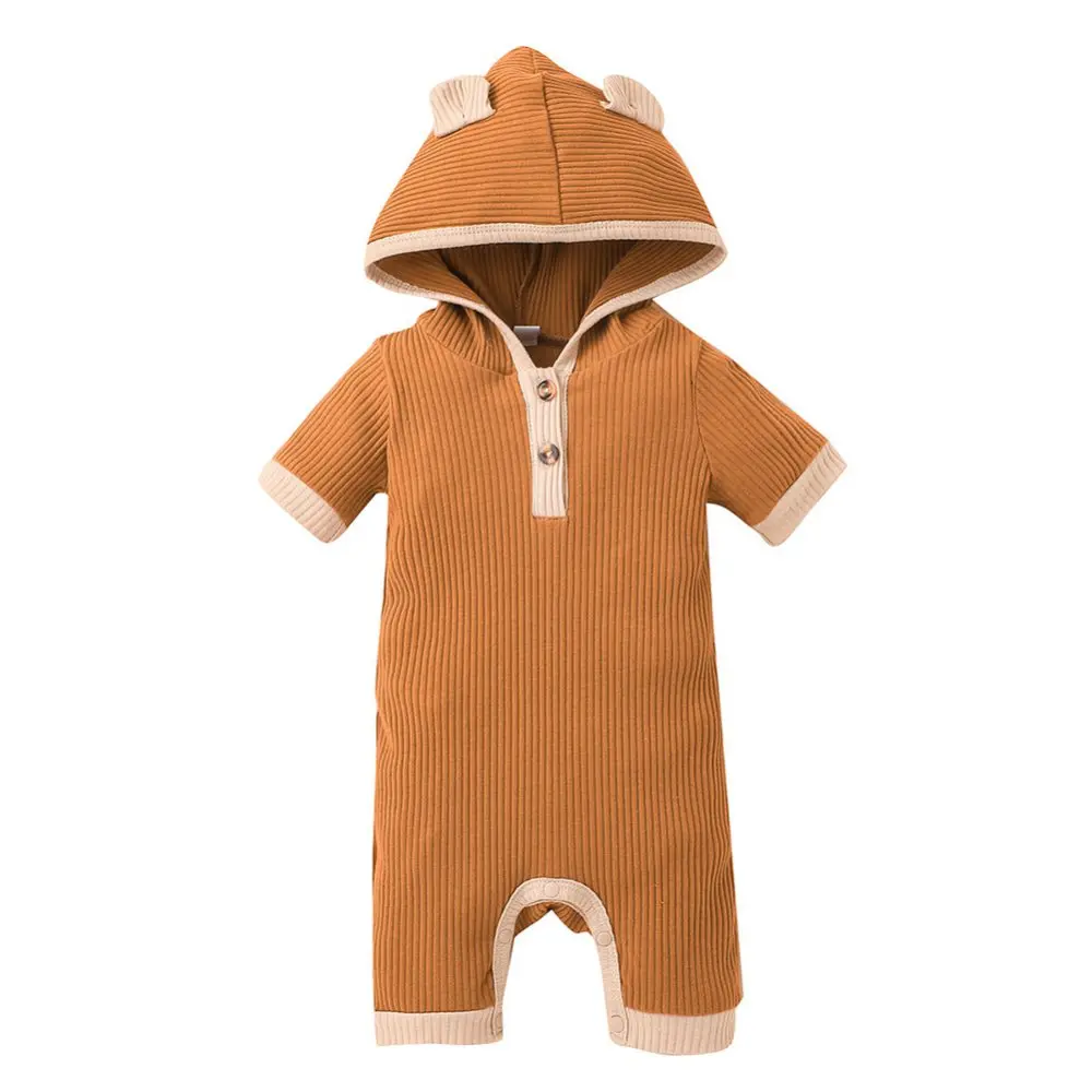 0-12M Lovely Cartoon Bear Hooded Newborn Baby Clothes Bodysuits Short Sleeve Bodysuits Infant Baby Boys Girls Ribbed Romper
0-12M Lovely Cartoon Bear Hooded Newborn Baby Clothes Bodysuits Short Sleeve Bodysuits Infant Baby Boys Girls Ribbed Romper