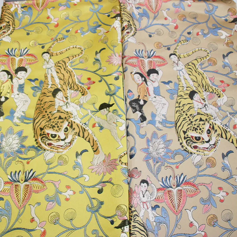 NEW447 Chinese Style Thickened Vintage Embroidered Textile Tigers Jacquard Handmade Cloth/Handmade Bags DIY Sewing Materials
NEW447 Chinese Style Thickened Vintage Embroidered Textile Tigers Jacquard Handmade Cloth/Handmade Bags DIY Sewing Materials