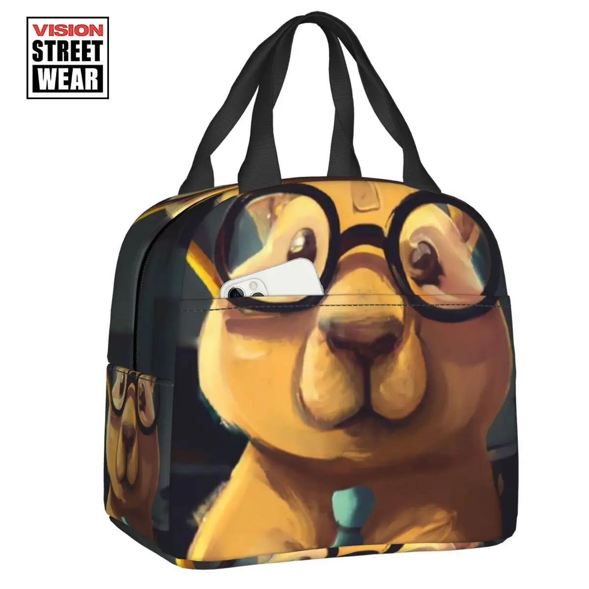2023 New Cartoon Capybara Insulated Lunch Bag For Women Resuable Animal Pet Thermal Cooler Lunch Box Beach Camping Travel
2023 New Cartoon Capybara Insulated Lunch Bag For Women Resuable Animal Pet Thermal Cooler Lunch Box Beach Camping Travel