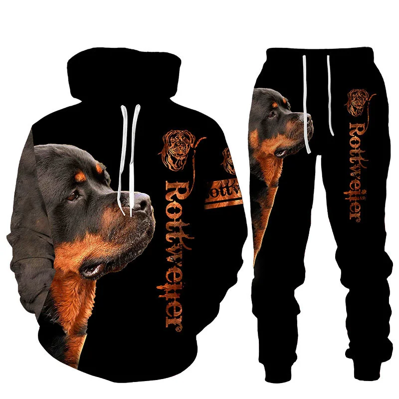 Rottweiler 3D Printing Men's Hoodie Fashion Suit Spring Autumn Casual Sports Pants Men's Sportswear Suit Men's Fashion Clothing
Rottweiler 3D Printing Men's Hoodie Fashion Suit Spring Autumn Casual Sports Pants Men's Sportswear Suit Men's Fashion Clothing