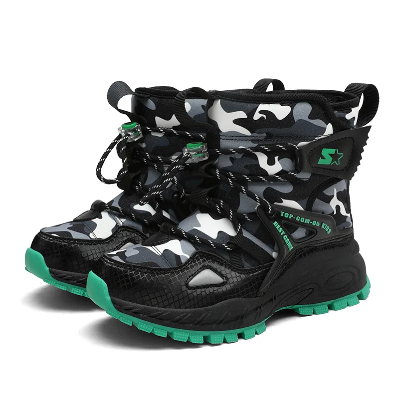KIDS SNOW BOOTS Winter Boys and Girls Warm Shoes Camouflage High Quality Waterproof Children Booties Size 30-38# 5-10y
KIDS SNOW BOOTS Winter Boys and Girls Warm Shoes Camouflage High Quality Waterproof Children Booties Size 30-38# 5-10y