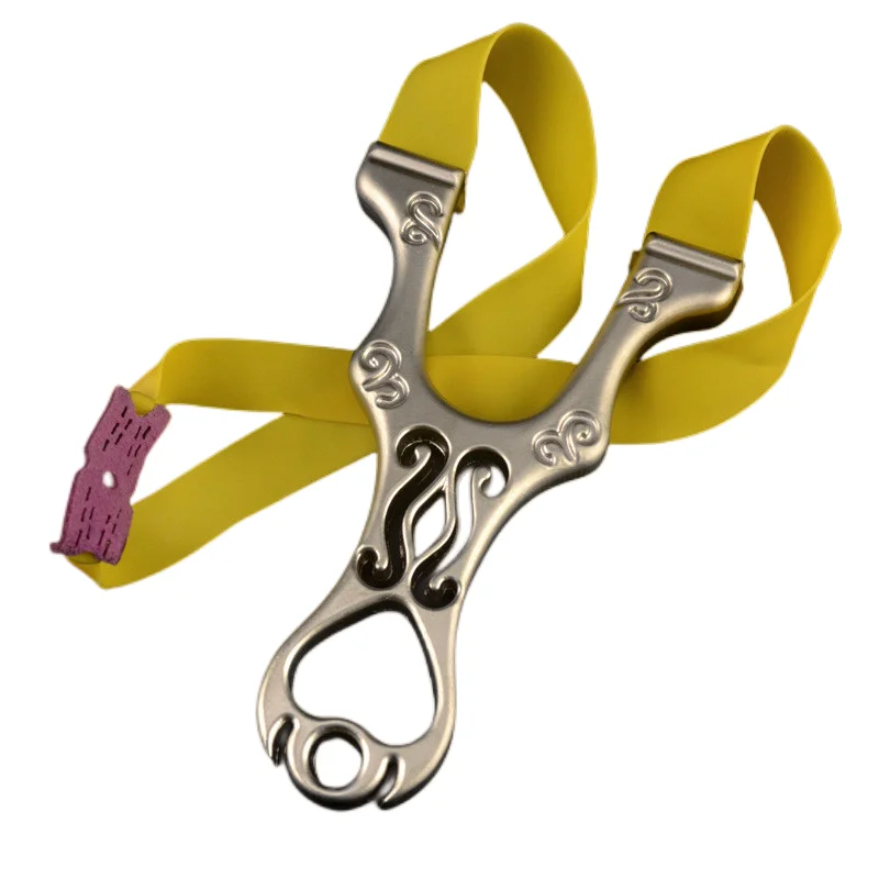 High Quality Outdoor Hunting Shooting Alloy Slingshot Powerful Ejection and Rubber Band Adult Sling Shooting Game
High Quality Outdoor Hunting Shooting Alloy Slingshot Powerful Ejection and Rubber Band Adult Sling Shooting Game